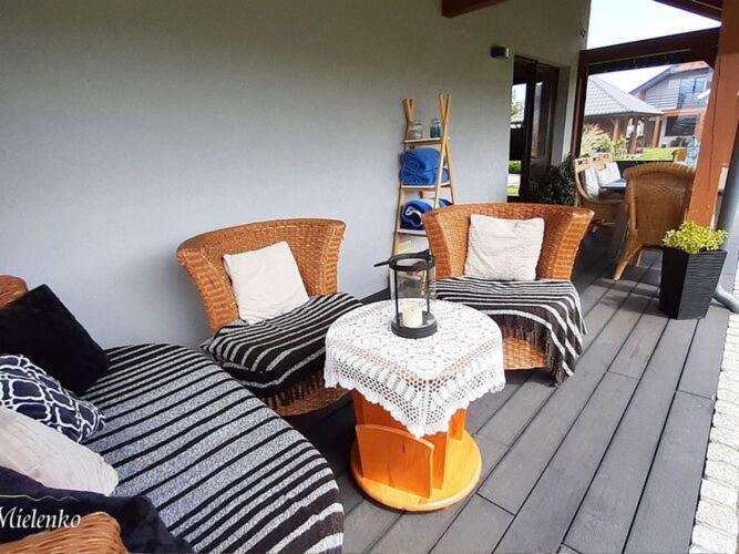 Holiday Home With A Terrace, Sauna, Jacuzzi Mielenko Exteriér fotografie